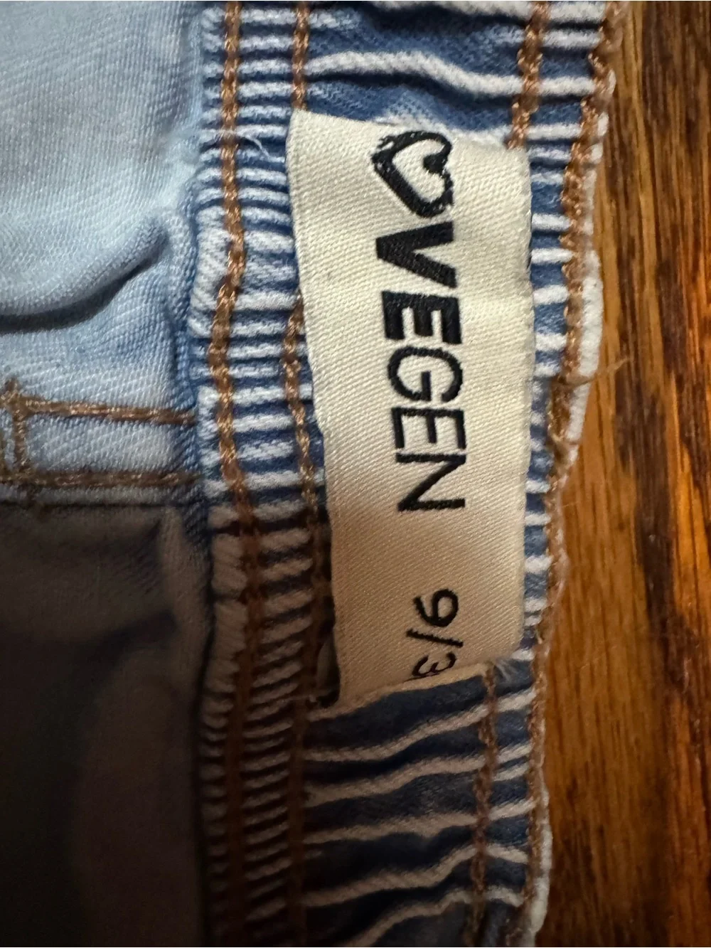 Levi's Light Wash Denim Cargo Skirt-Style Shorts